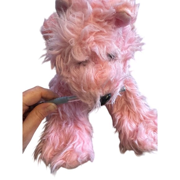 Build-A-Bear Westland Highland Terrier Skin Pink Shaggy Scruffy Unstuffed BAB - Picture 1 of 7